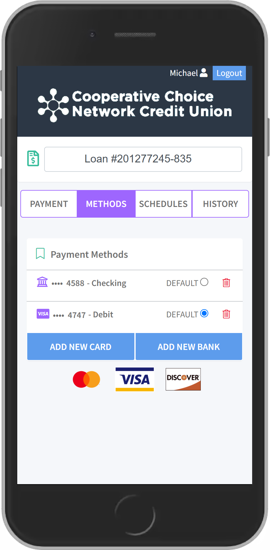 CCNUC Payment method